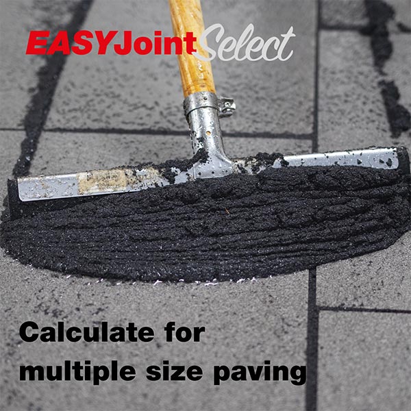 EASYJoint Select Calculator for a Multiple Paving Sizes